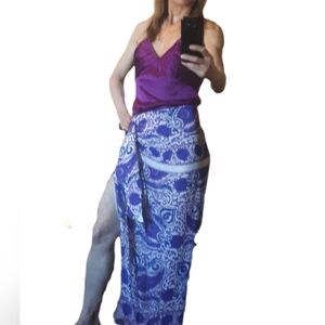 Jacob Purple Silk Camisole Top